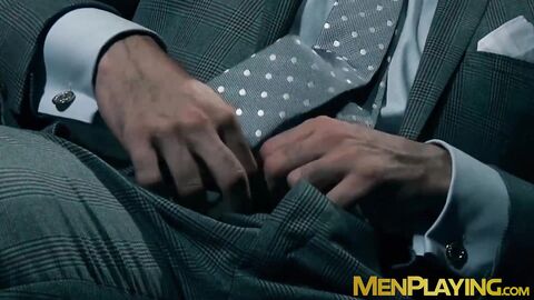 Sexy jock Darius Ferdynand fucked by classy hunks in 3way