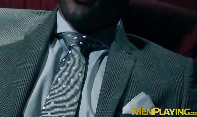 Sexy jock Darius Ferdynand fucked by classy hunks in 3way
