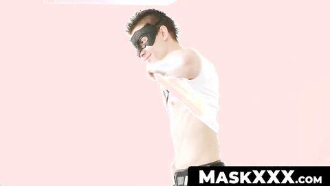 MaskXXX.com - Fit hunk Ryan's auditions where he's wanking it hard solo
