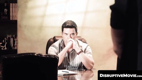 DisruptiveMovie.com - Killian Knox secretly throats twink Dakota Payne's dick during