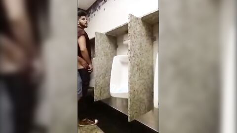 Breeding a Slut: Bareback in a Public Bathroom Orgy