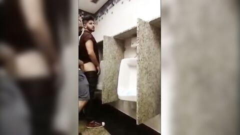 Breeding a Slut: Bareback in a Public Bathroom Orgy