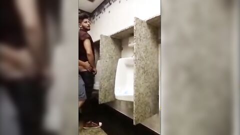 Breeding a Slut: Bareback in a Public Bathroom Orgy