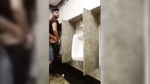 Breeding a Slut: Bareback in a Public Bathroom Orgy