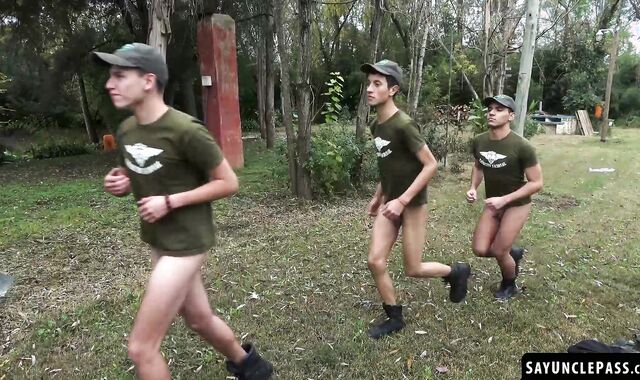 Soldiers suck and fuck themselves like how Officer Jordi Leonard wanted