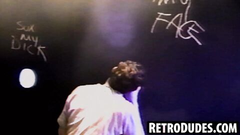 RetroDudes.com - Big dicked Joel gets ravaged hard by a massive black cock until cums