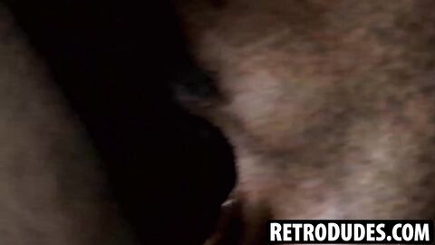 RetroDudes.com - Big dicked Joel gets ravaged hard by a massive black cock until cums