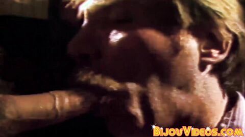 Bearded homo unzips Dodges pants and immediately attacks my dick with his mouth