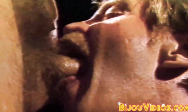 Bearded homo unzips Dodges pants and immediately attacks my dick with his mouth