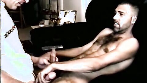 Str8Seduction.com - Kinky butt pirate enjoys sucking big fat hairy schlong vigorously