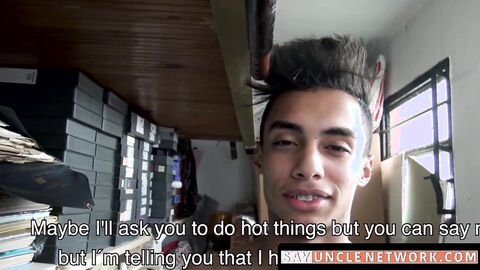 SayUncleNetwork.com - Raw dick in ass and cum in mouth for this Latino first-timer