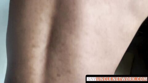 SayUncleNetwork.com - Raw dick in ass and cum in mouth for this Latino first-timer