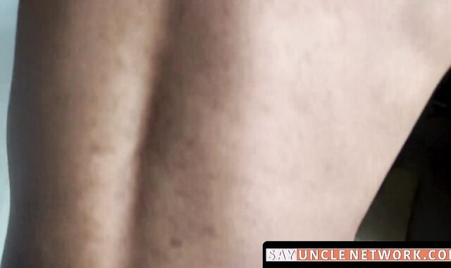 SayUncleNetwork.com - Raw dick in ass and cum in mouth for this Latino first-timer