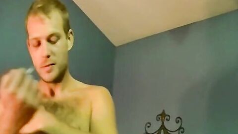 Cute young amateur dick sucked by chubby pervert