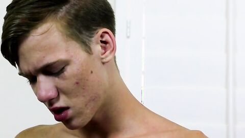 Skinny homos take turns fucking each other raw and hardcore