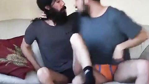 Intense Latin Gay Couple Sucking Big Cocks