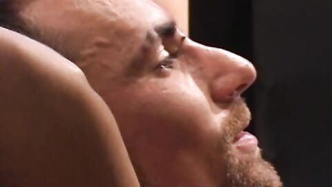 He makes Matthieu's hole sing like a violin, and then he takes Matthieu's huge hand i