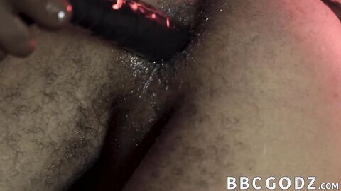 Hairy stud Derek Cline rides deep BBC hunk Max Konnor