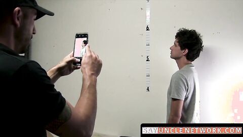 SayUncleNetwork.com - Twink visitor rides officer's bare cock hard to earn his fre