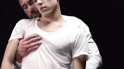 BoyMissionary.com - Alluring twink's divine, raw doggy style banging with a muscular