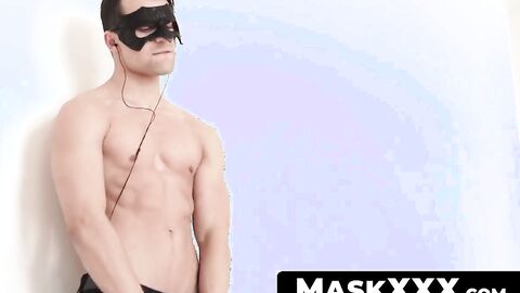 MaskXXX.com - Big dick striper Nick Vargas's jacking off the proper way solo