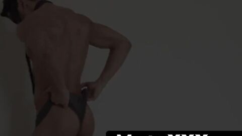 MaskXXX.com - Big dick striper Nick Vargas's jacking off the proper way solo