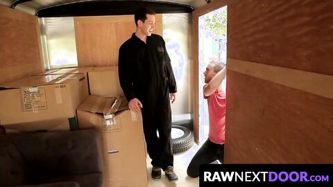 RawNextDoor.com - Lance Taylor pulls it out and takes it all the way down his throat