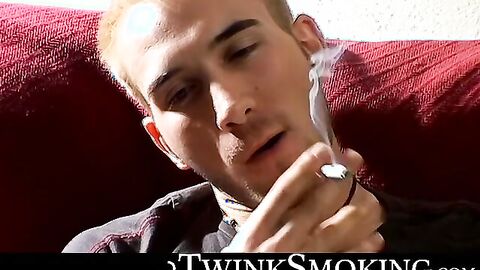 Sensual cock stroking and hardcore chainsmoking by hairy Jacob