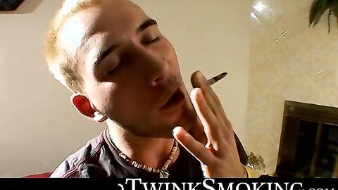 Sensual cock stroking and hardcore chainsmoking by hairy Jacob