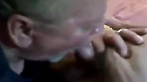 Amateur Bear Daddy Sucks Small Cock