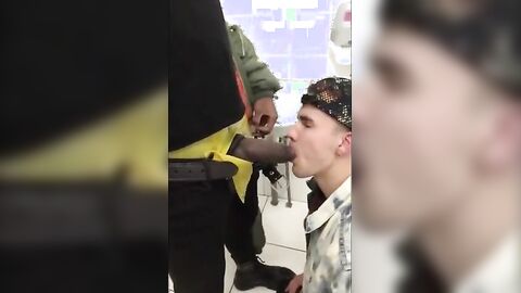 Daddy's Piss Drinking Twink in the Locker Room