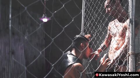 KawasakiYoshi.com - Submissive Yoshi Kawasaki endures rough anal pounding from Yusaku