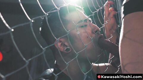 KawasakiYoshi.com - Submissive Yoshi Kawasaki endures rough anal pounding from Yusaku