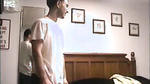 Str8Seduction.com - Skinny butt pirate loves masturbating in the motel room vigorousl
