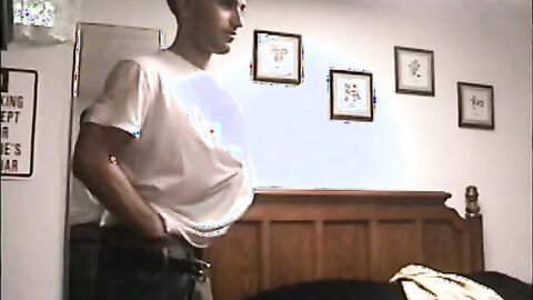 Str8Seduction.com - Skinny butt pirate loves masturbating in the motel room vigorousl