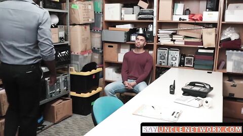 SayUncleNetwork.com - Officer's thick BBC impales perp for a raw punishment session