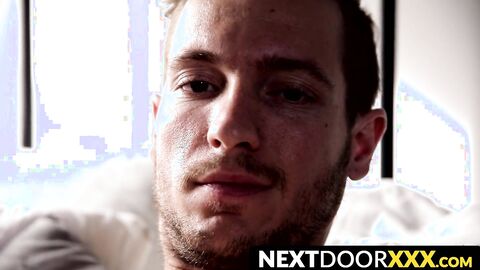 NextDoorXXX.com - Jock's precum drips as he strokes his big boner solo