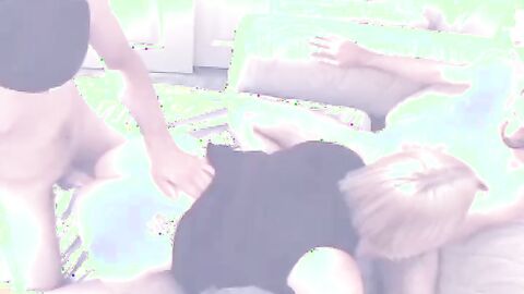 Wild woman gets pounded in a steamy FMM threesome