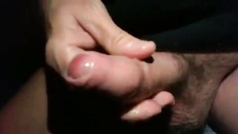 Homemade Masturbation: Cumming in Foreskin