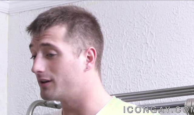 Good looking jock awaits a huge pleasure in his bottom