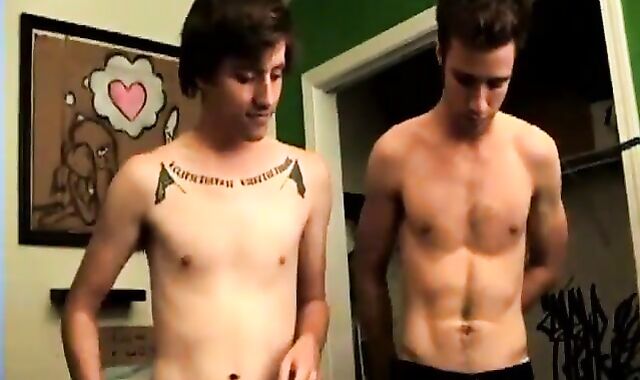 FuckingStraightBoys.com - Cute butt buddies engage in hot mmf trio