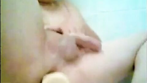 Twink's Dildo Ass Orgasm