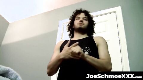 JoeSchmoeXXX.com - New straight amateur dude with hot body and attitude masturbates a