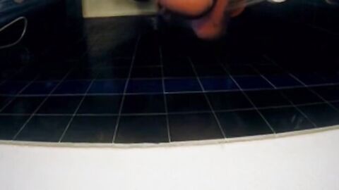 Daddy's Interracial Bareback Shower Fuck