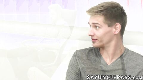 Johnny Ford helps twink Ashton Silvers in his sexual exploration