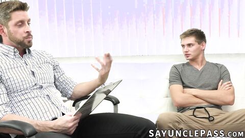 Johnny Ford helps twink Ashton Silvers in his sexual exploration