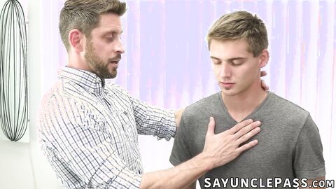 Johnny Ford helps twink Ashton Silvers in his sexual exploration
