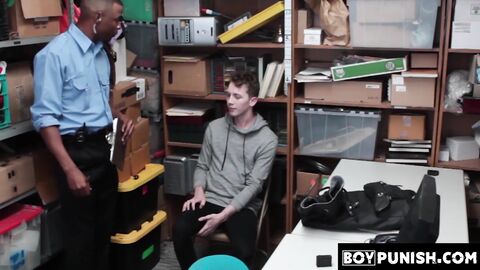BoyPunish.com - Curly-haired twink's bareback punishment: raw fucked by a BBC for ste