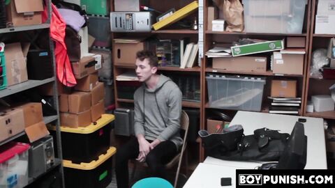 BoyPunish.com - Curly-haired twink's bareback punishment: raw fucked by a BBC for ste