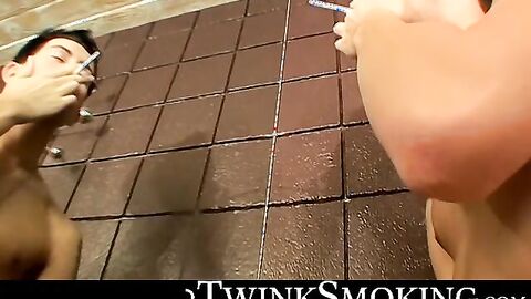 Wild cock jacking and hardcore smoking by Jayden Taylor
